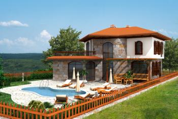 Дом с плавательным бассейном в Болгарии